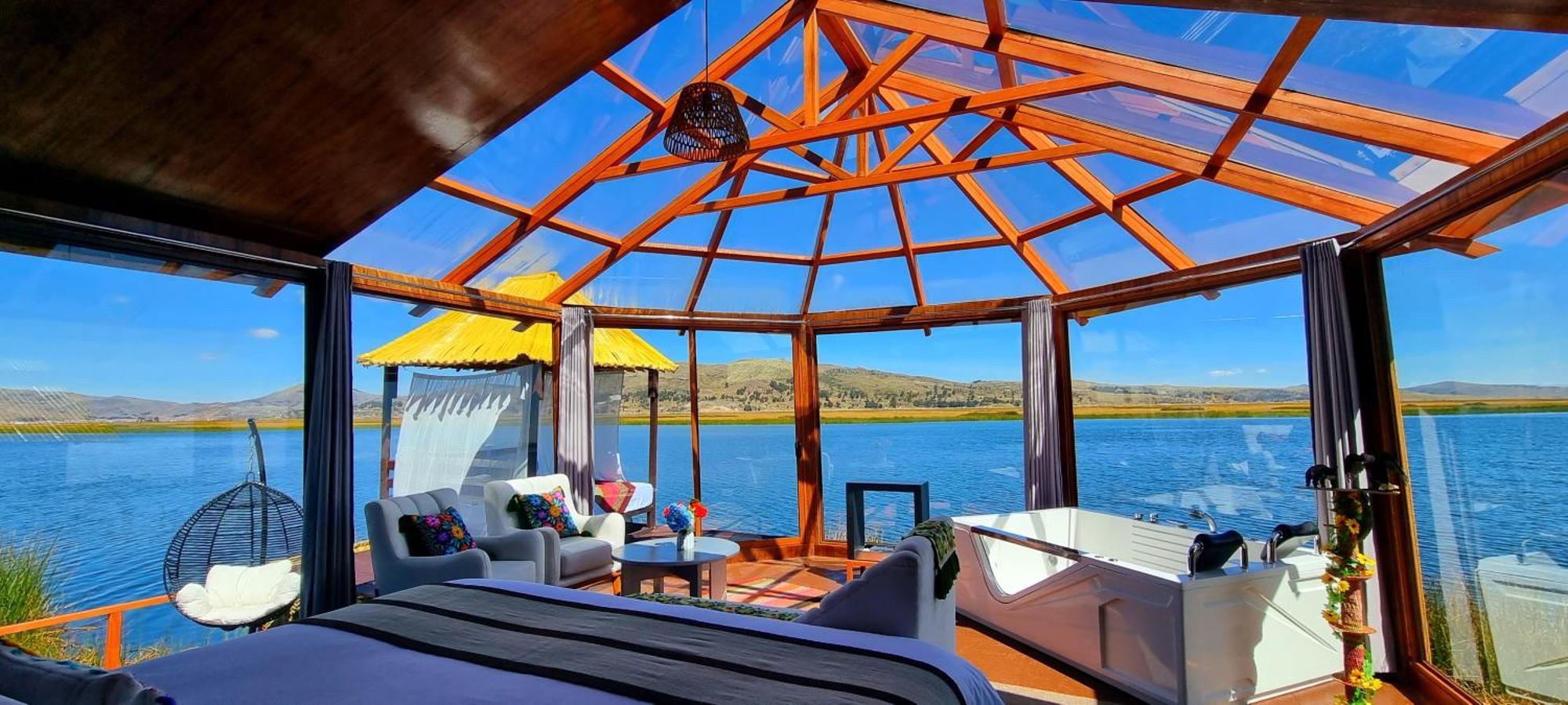 Kay Pacha Lodge Lago Titicaca All Inclusive Puno Ruang foto