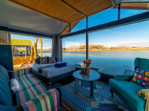 Kay Pacha Lodge Lago Titicaca All Inclusive Puno Ruang foto