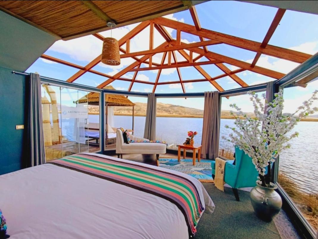 Kay Pacha Lodge Lago Titicaca All Inclusive Puno Ruang foto